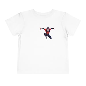 Camiseta infantil de Spider-Man Miles Morales / Camiseta de superhéroe para niños imagen 1
