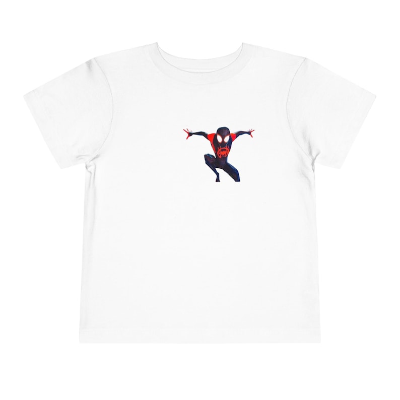 Camiseta infantil de Spider-Man Miles Morales / Camiseta de superhéroe para niños imagen 1