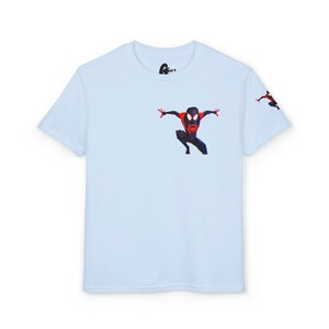 Miles Morales Spider-Man graphic T-Shirt | Kids superhero tee image 8