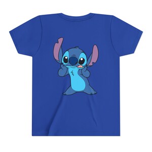 Stitch Charakter Tee Jugend-T-Shirt | Lilo & Stitch inspiriertes Kinder T-Shirt Bild 12