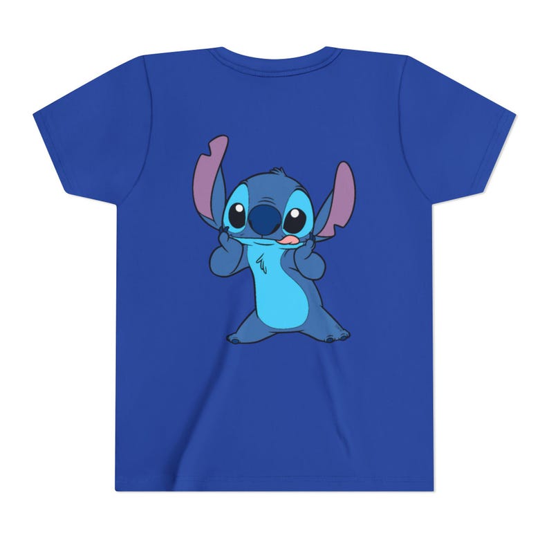 Stitch Charakter Tee Jugend-T-Shirt | Lilo & Stitch inspiriertes Kinder T-Shirt Bild 12