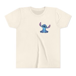 Stitch Charakter Tee Jugend-T-Shirt | Lilo & Stitch inspiriertes Kinder T-Shirt Bild 7