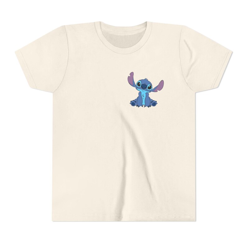 Stitch Charakter Tee Jugend-T-Shirt | Lilo & Stitch inspiriertes Kinder T-Shirt Bild 7