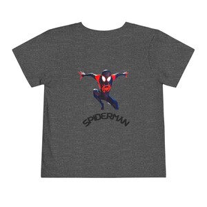 Camiseta infantil de Spider-Man Miles Morales / Camiseta de superhéroe para niños imagen 16