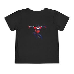 Camiseta infantil de Spider-Man Miles Morales / Camiseta de superhéroe para niños imagen 4
