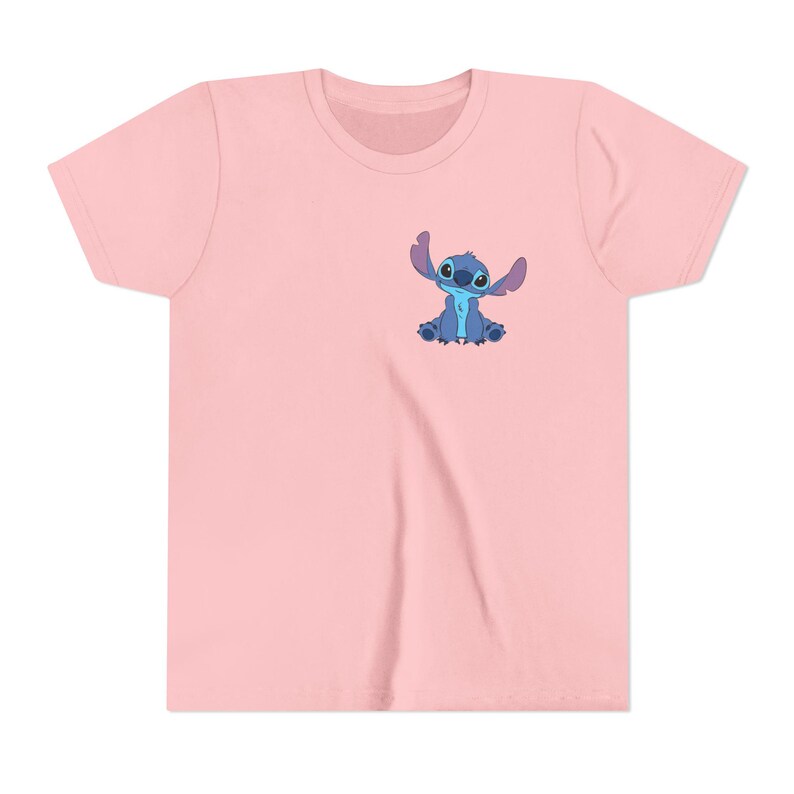 Stitch Charakter Tee Jugend-T-Shirt | Lilo & Stitch inspiriertes Kinder T-Shirt Bild 19