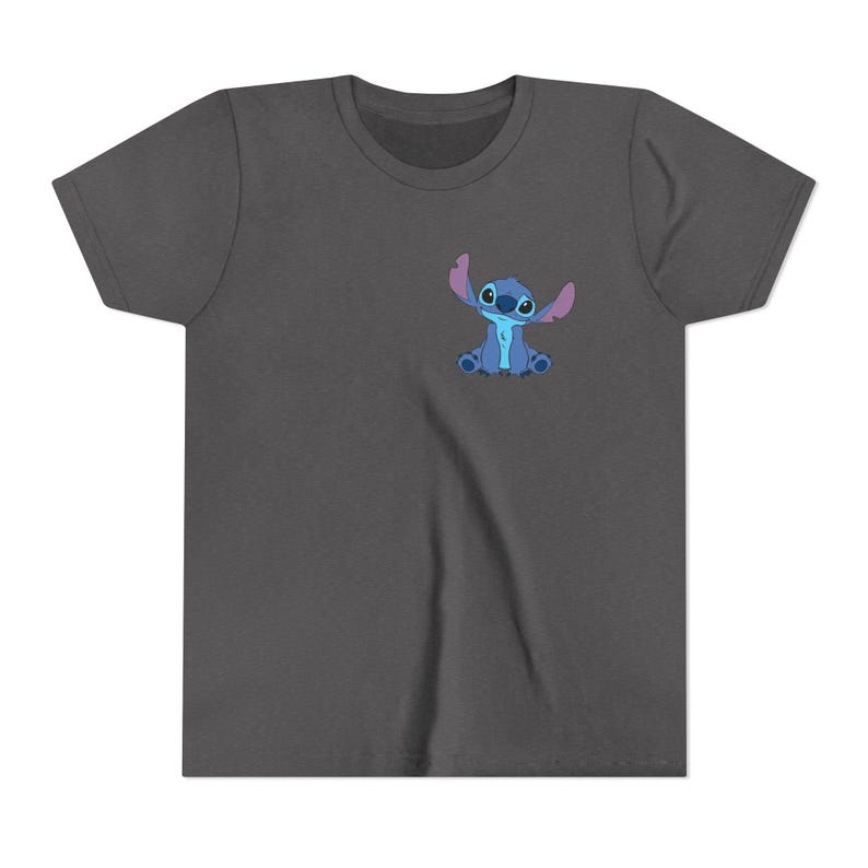 Stitch Charakter Tee Jugend-T-Shirt | Lilo & Stitch inspiriertes Kinder T-Shirt Bild 17