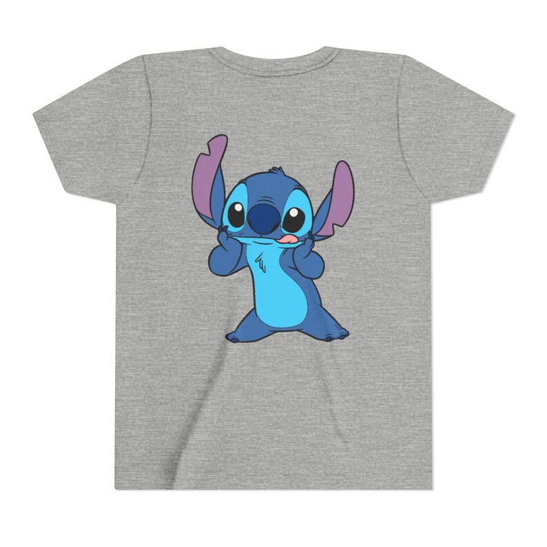 Stitch Charakter Tee Jugend-T-Shirt | Lilo & Stitch inspiriertes Kinder T-Shirt Bild 10