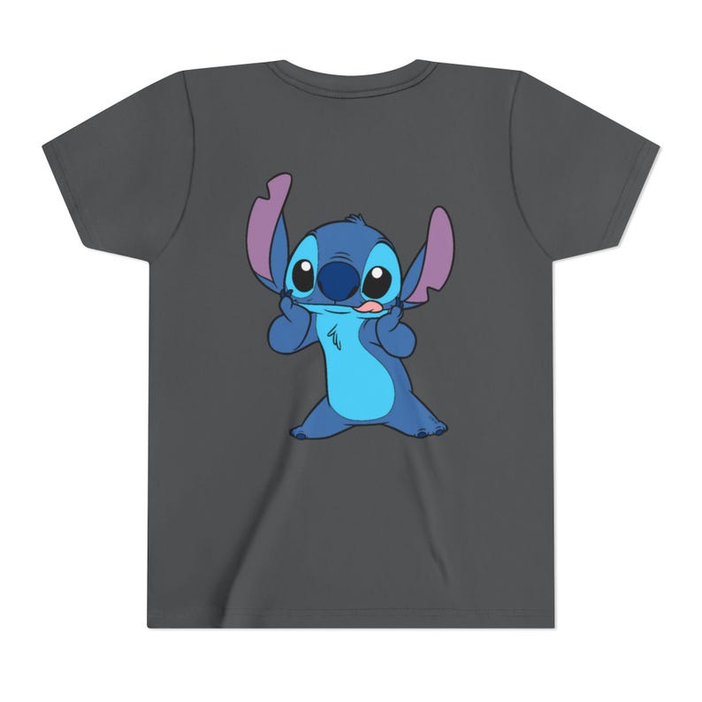 Stitch Charakter Tee Jugend-T-Shirt | Lilo & Stitch inspiriertes Kinder T-Shirt Bild 14