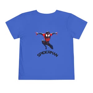 Camiseta infantil de Spider-Man Miles Morales / Camiseta de superhéroe para niños imagen 12