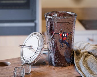 Spider-Man Miles Morales Acryltasse | Spider-Man Logo Becher