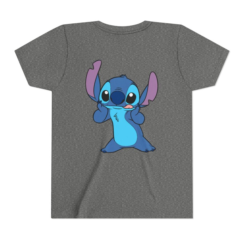 Stitch Charakter Tee Jugend-T-Shirt | Lilo & Stitch inspiriertes Kinder T-Shirt Bild 6