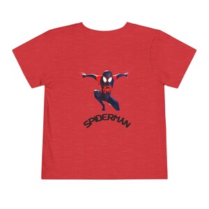 Camiseta infantil de Spider-Man Miles Morales / Camiseta de superhéroe para niños imagen 20
