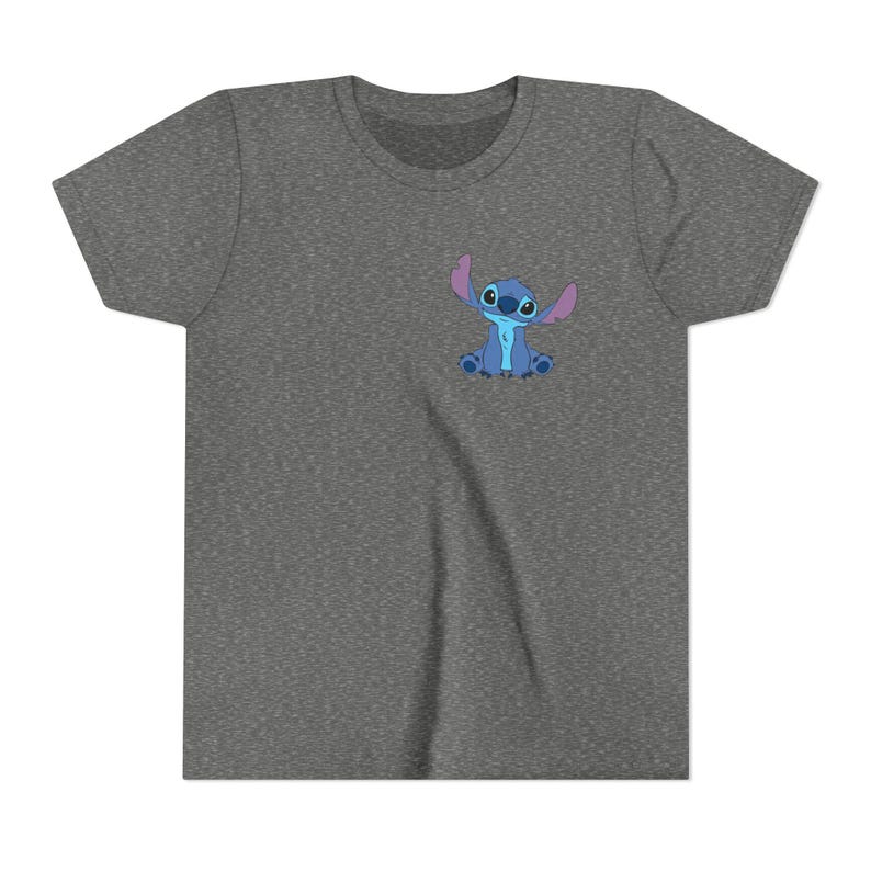 Stitch Charakter Tee Jugend-T-Shirt | Lilo & Stitch inspiriertes Kinder T-Shirt Bild 5