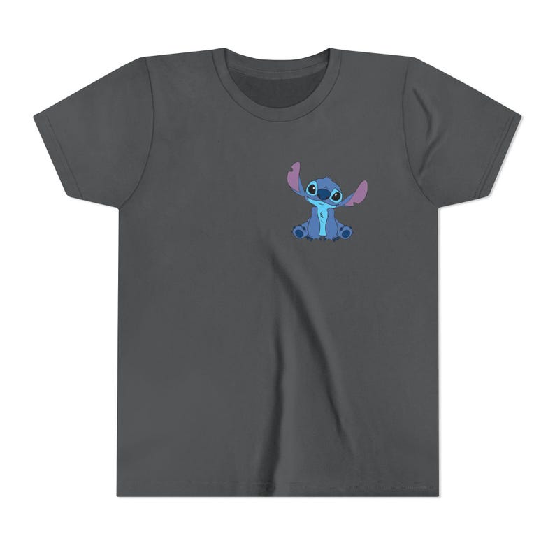 Stitch Charakter Tee Jugend-T-Shirt | Lilo & Stitch inspiriertes Kinder T-Shirt Bild 13