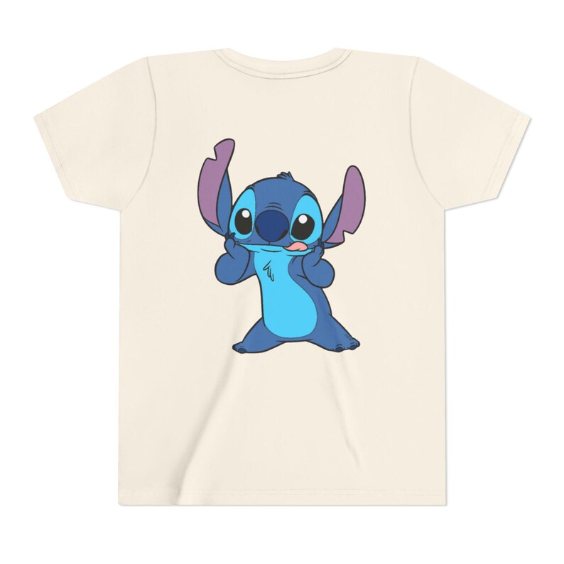 Stitch Charakter Tee Jugend-T-Shirt | Lilo & Stitch inspiriertes Kinder T-Shirt Bild 8