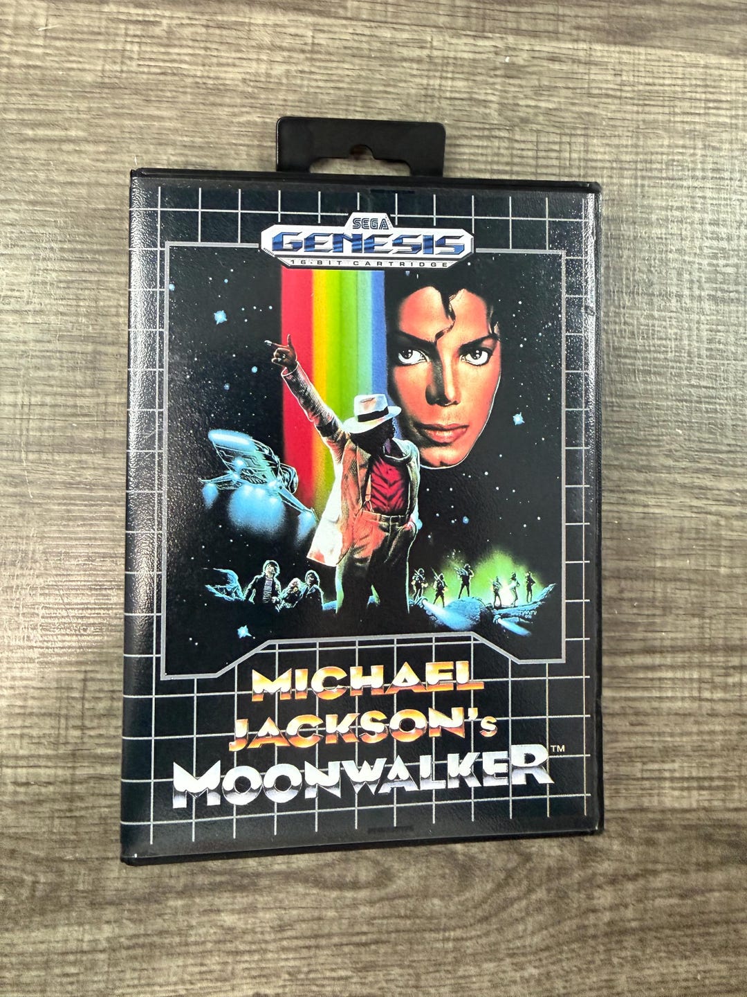 Michael Jackson's Moonwalker Custom Game Case for Sega Genesis