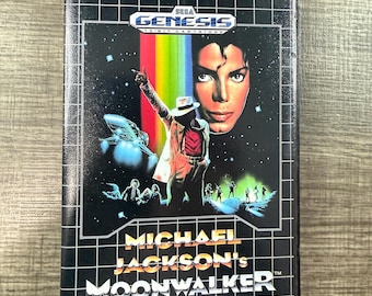 Michael Jackson's Moonwalker - Sega Genesis, 1990 COMPLETE Tested
