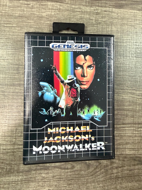 Michael Jackson's Moonwalker Custom Game Case for Sega Genesis