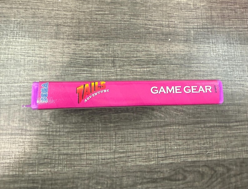 Tails Adventure Custom Game Case for Sega Game Gear, Collector’s Case ...