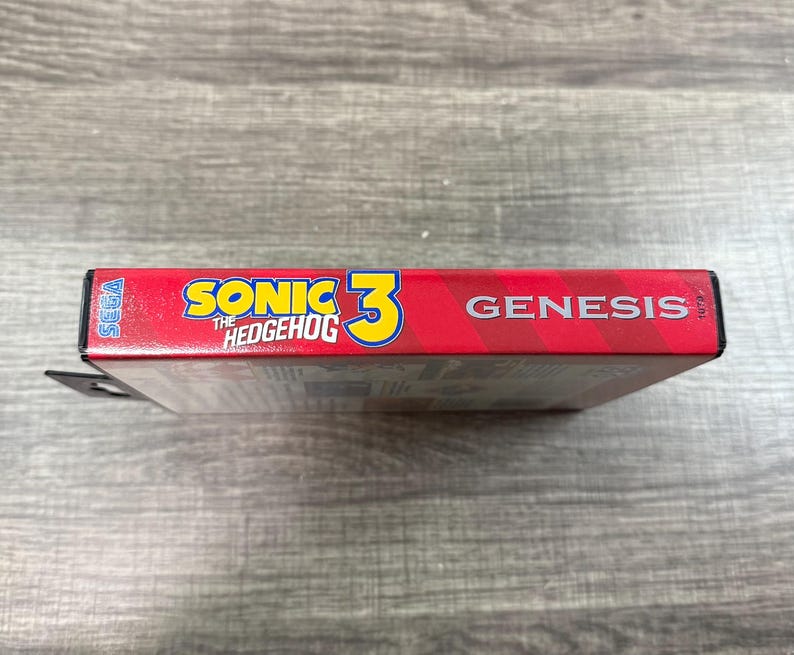 Sonic the Hedgehog 3 Custom Game Case for Sega Genesis, Collector’s ...