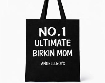 Bolso tote Birkin Mom en negro