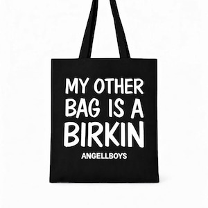 la mia altra borsa è una Birkin nera
