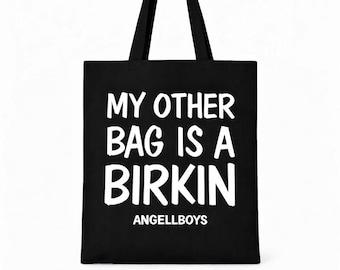 Mi otro bolso es un Birkin en negro.
