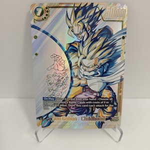 Proxy Card SS2 Son Gohan Manga Dios Rara Lámina Dorada