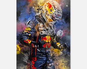 マックス・フェルスタッペン F1 2024 - A3またはA4ポスター - Etsy 日本