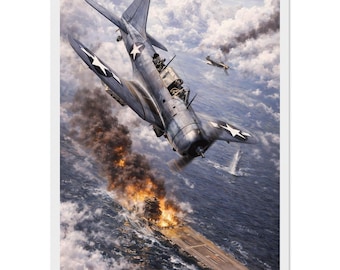 Douglas SBD Dauntless — Bitwa o Midway, 1942 Wings of Valour | Grafika lotnicza z czasów II wojny światowej