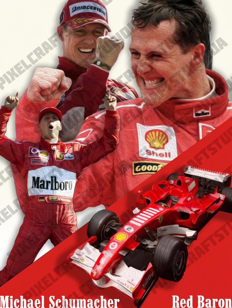 Michael Schumacher Png - Etsy