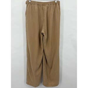 Jones New York Sport Tan, Khaki Tencel Caprisbroek Met Wijde Pijpen Dames 6 Made USA afbeelding 2