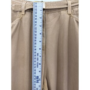Jones New York Sport Tan, Khaki Tencel Caprisbroek Met Wijde Pijpen Dames 6 Made USA afbeelding 4
