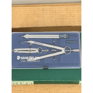 Staedtler Mars Masterbow Zeichenzirkel Set 551 29 A6N Germany Vintage