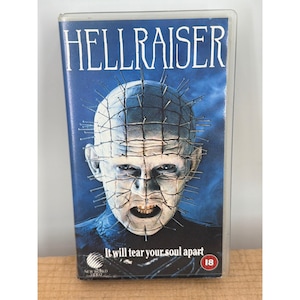 Hellraiser VHS New World Video 1987 Clive Barker Horror Movie vintage