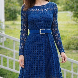 green emerald velvet dress Free Aunt Lydia's Dress with Flare Crochet Pattern