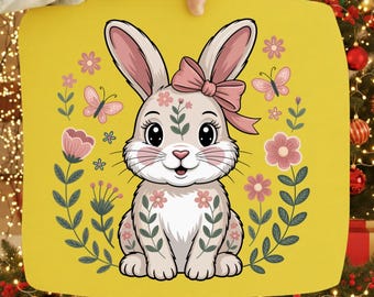 Howdy Easter PNG, Western Bunny Mama Design, Cowgirl Easter Sublimation, Leopard Print Turquoise Boho PNG Download