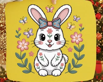 Howdy Easter PNG, Western Bunny Mama Design, Cowgirl Easter Sublimation, Leopard Print Turquoise Boho PNG Download