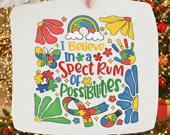 I Belive In A Spectrum Of Possibilities Png, Retro Autism Bow Png, Puzzle Autism Png, Autism Awareness Png, Autism Png, Neurodiversity Png