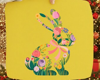 Happy Easter Png, Easter Png, Retro Easter Png, Glitter Easter Bunny Coquette Png, Easter Vibes Png, Easter Bunny Png, Easter Brushstroke