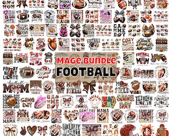 230+ Football PNG Bundle Touchdown Season Silly Goose Coquette Game Day Love Football Mama Vibes Retro Trendy Shirt Designs PNG, Png Bundle