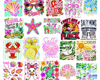 Neon Summer Bundle Png, Summer Png, Summer Vibes Bundle, Mega Bundle, Summer Bundle Png, Trendy Summer Png, Beach Png, Summer Coquette