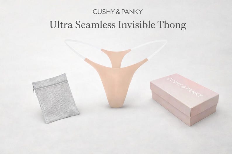 10 Pack Seamless Thongs for Women: Truly Invisible Underwear for Tight Outfits image 4
