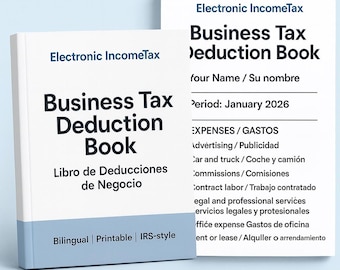 Business Tax Deduction Book