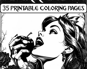 Coloring Pages – Dark Tales - Printable PDF