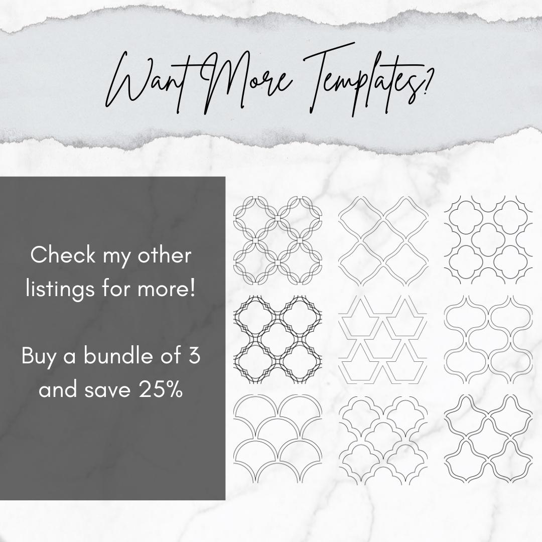 Scallop Seamless Pattern Template for Procreate Artists and Surface ...