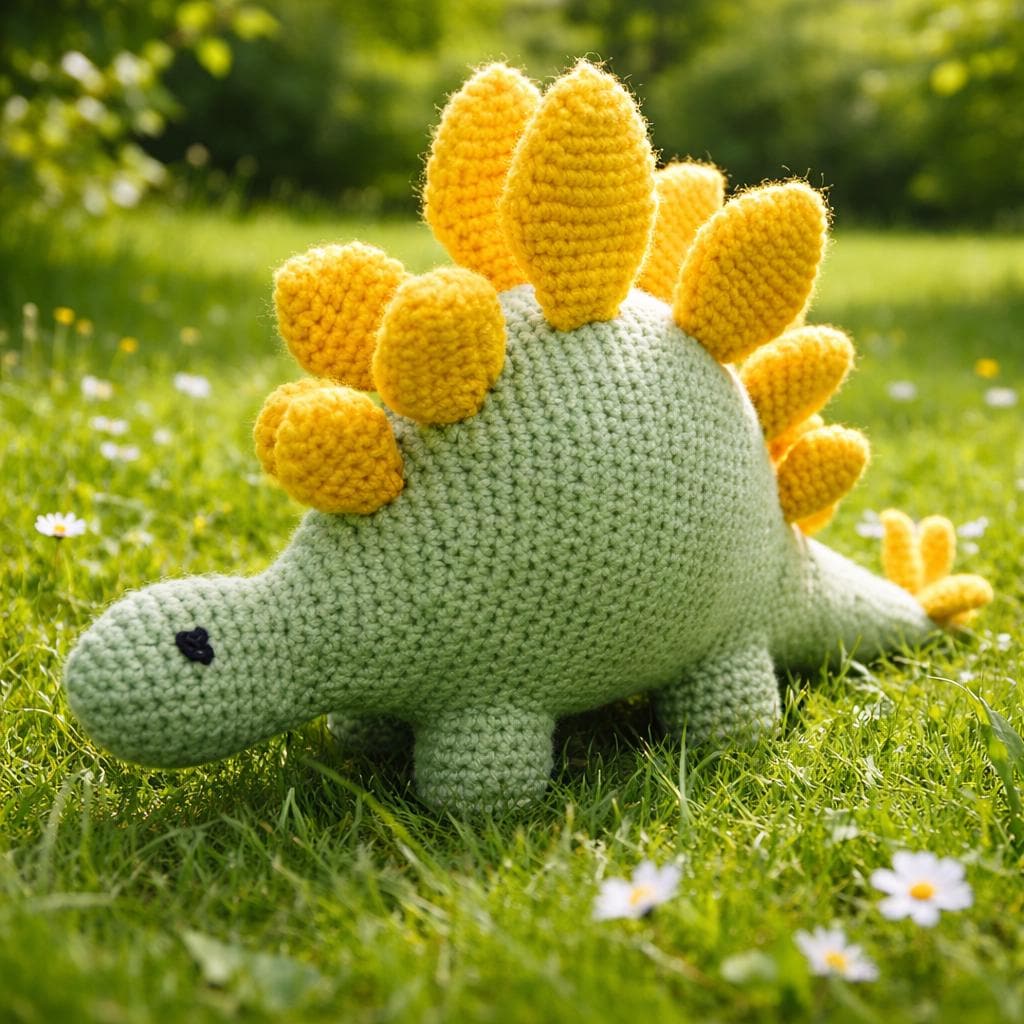 39 Stegosaurus Crochet Patterns: Unleash Your Creativity with Dinosaur Designs 5 Crochet Stegosaurus Amigurumi Dinosaur Toy Beginner