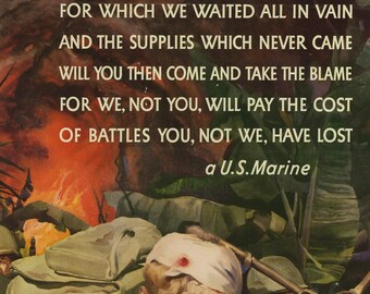 Poster Reclutamento USMC 'Unisciti Ai Marines USA &ndash; Spirito Del 1917!' &ndash; Riproduzione D'epoca WWI 24x32