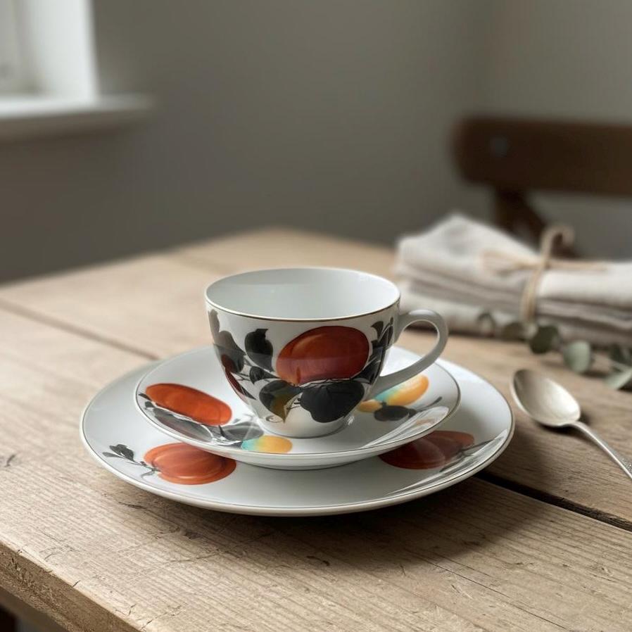 4 Piece Set of Bone China Japan - Etsy
